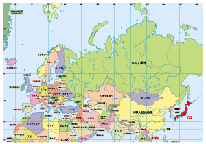 入り 世界 地図 国名