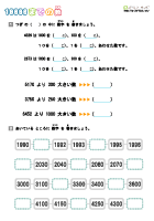 10000までの数 - 穴埋め問題1