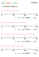 50 数 直線 プリント 最高のぬりえ