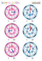 時計の読み方問題プリント ぷりんときっず